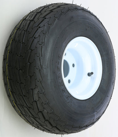 Trailer Tire And Wheel Assembly White