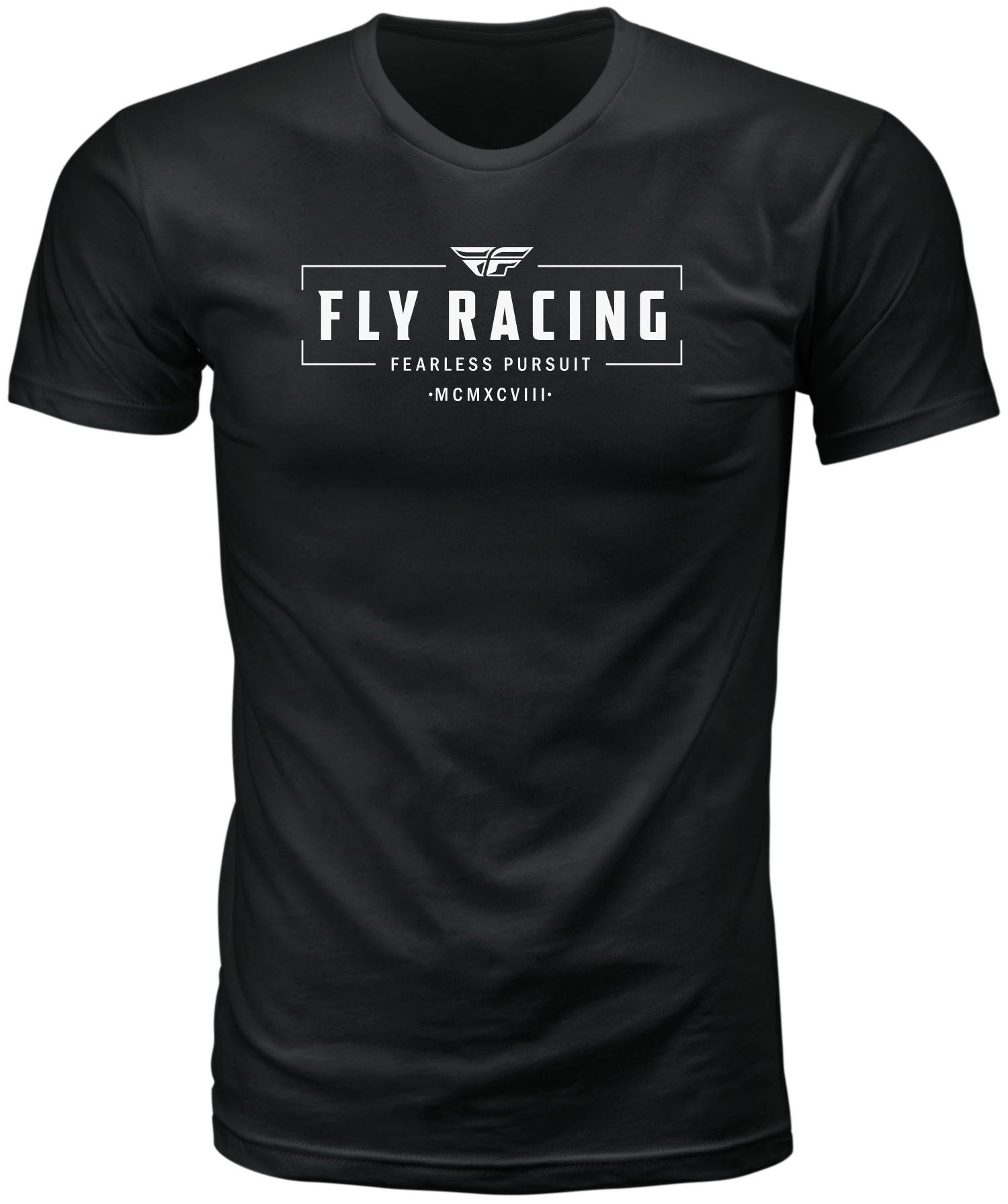 Fly Motto Tee Black Md