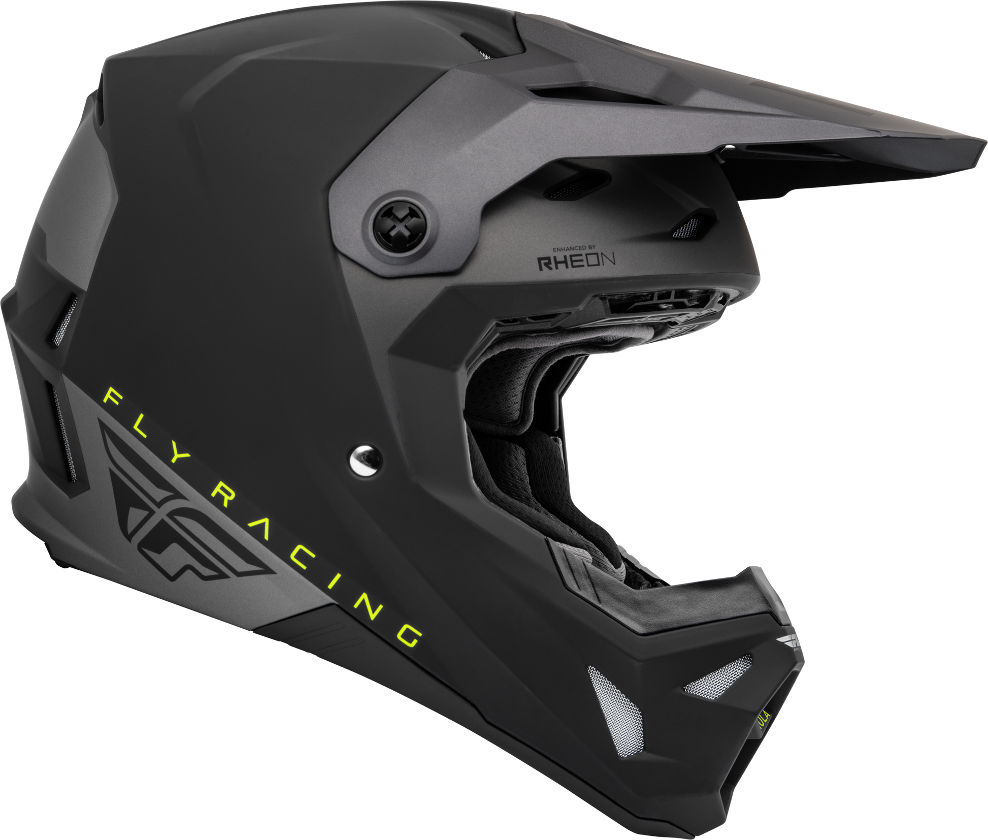 Formula Cp Slant Helmet Matte Black/Grey/Hi Vis Lg