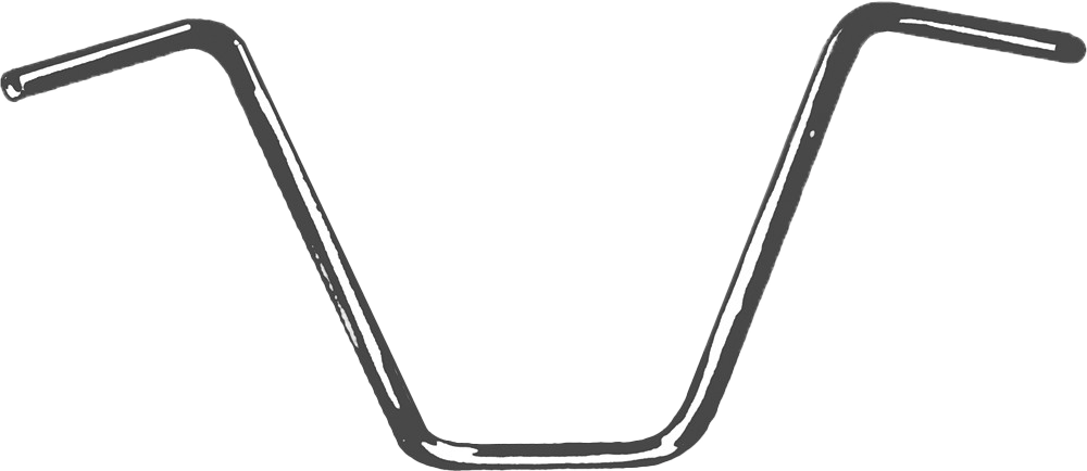1" Handlebar Ape Hanger 14" Rise