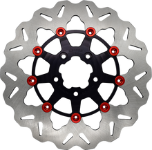Rotor 11.8" Floating Wave Rr Black/Red Buttons