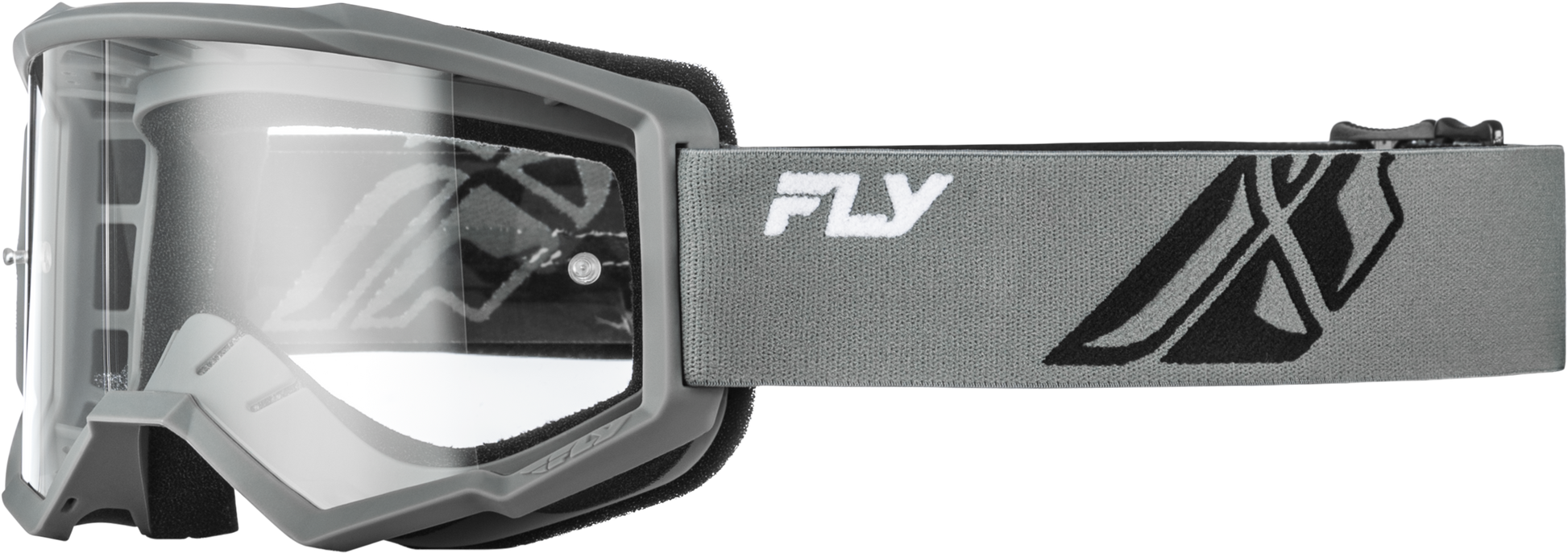Focus Goggle Grey/Black W/ Clear Lens