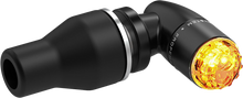 Light Unit Turn Signal With Holder Black Pair