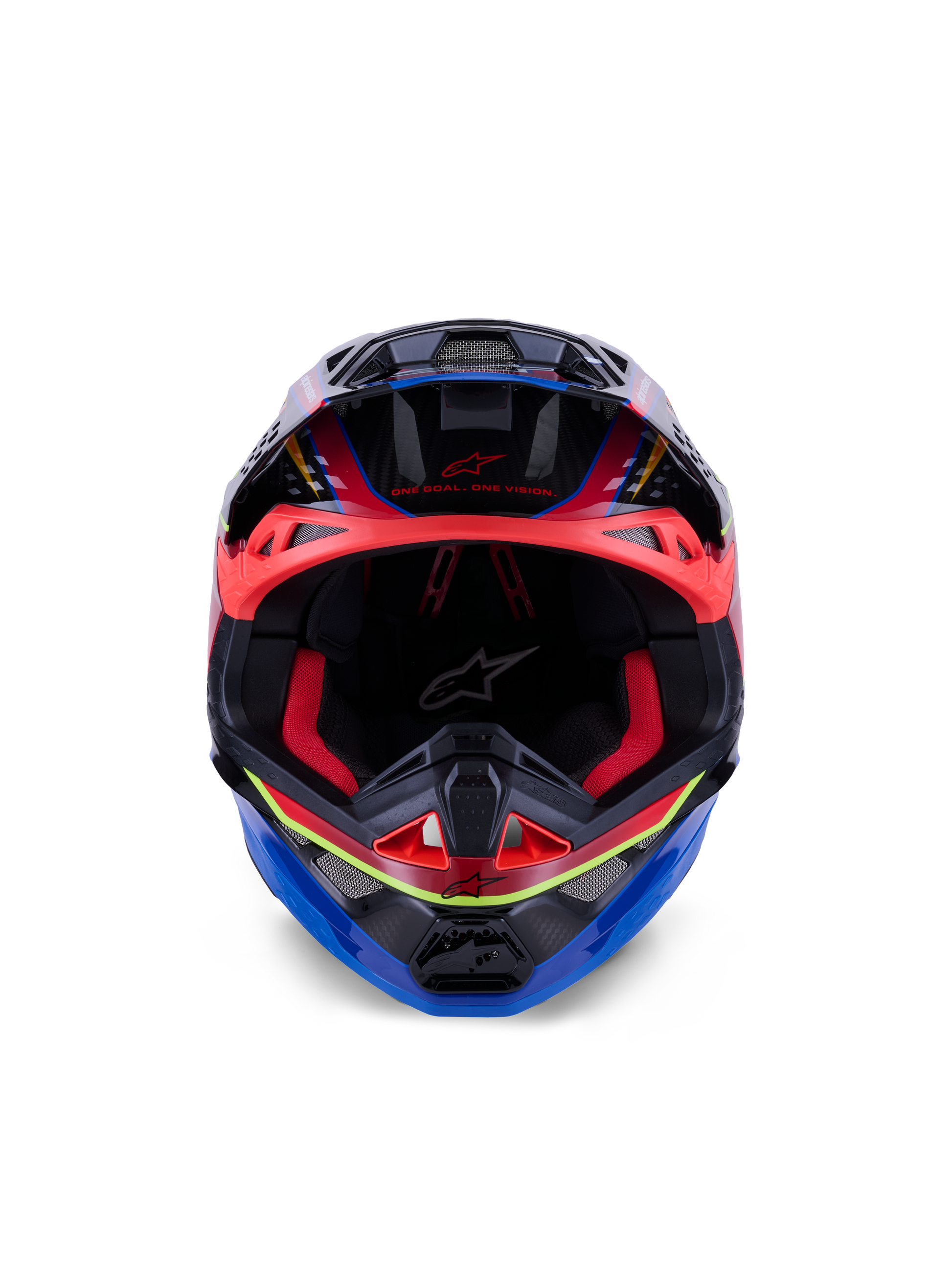 Supertech S M10 Era Helmet Blu/Rd/Ylw Fluo Glossy Xl