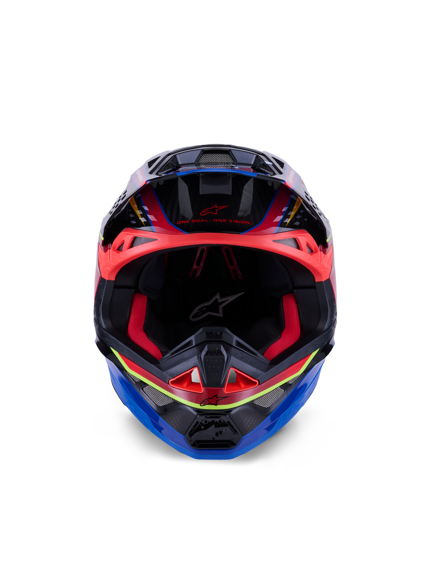 Supertech S M10 Era Helmet Blu/Rd/Ylw Fluo Glossy Sm