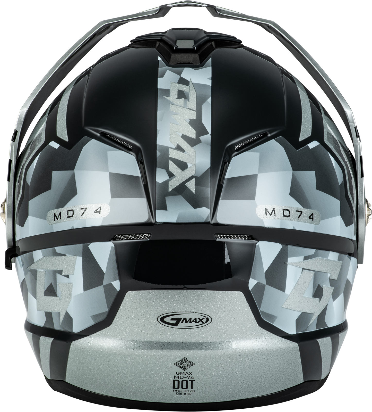 Md 74 Striker Modular Helmet W Slvr Shield Slvr/Blu Mtlc Xl
