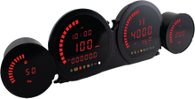 4 Piece Red Led Gauges `14 22 Flht Flhx Fltr