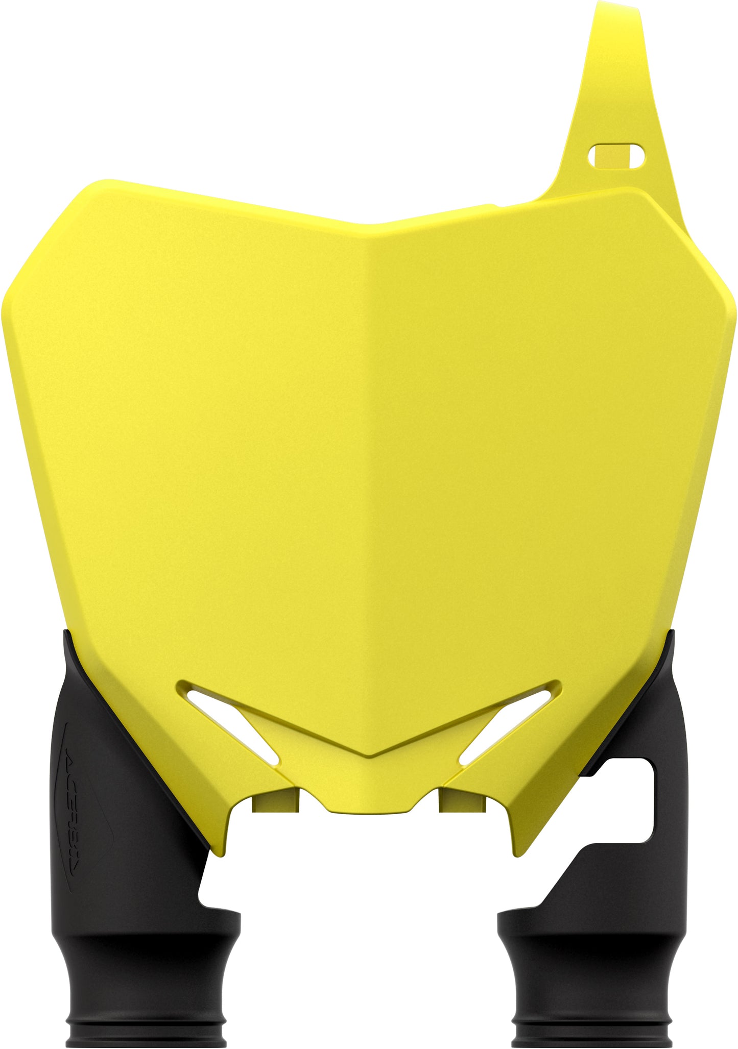 Front Number Plate Yellow/Black