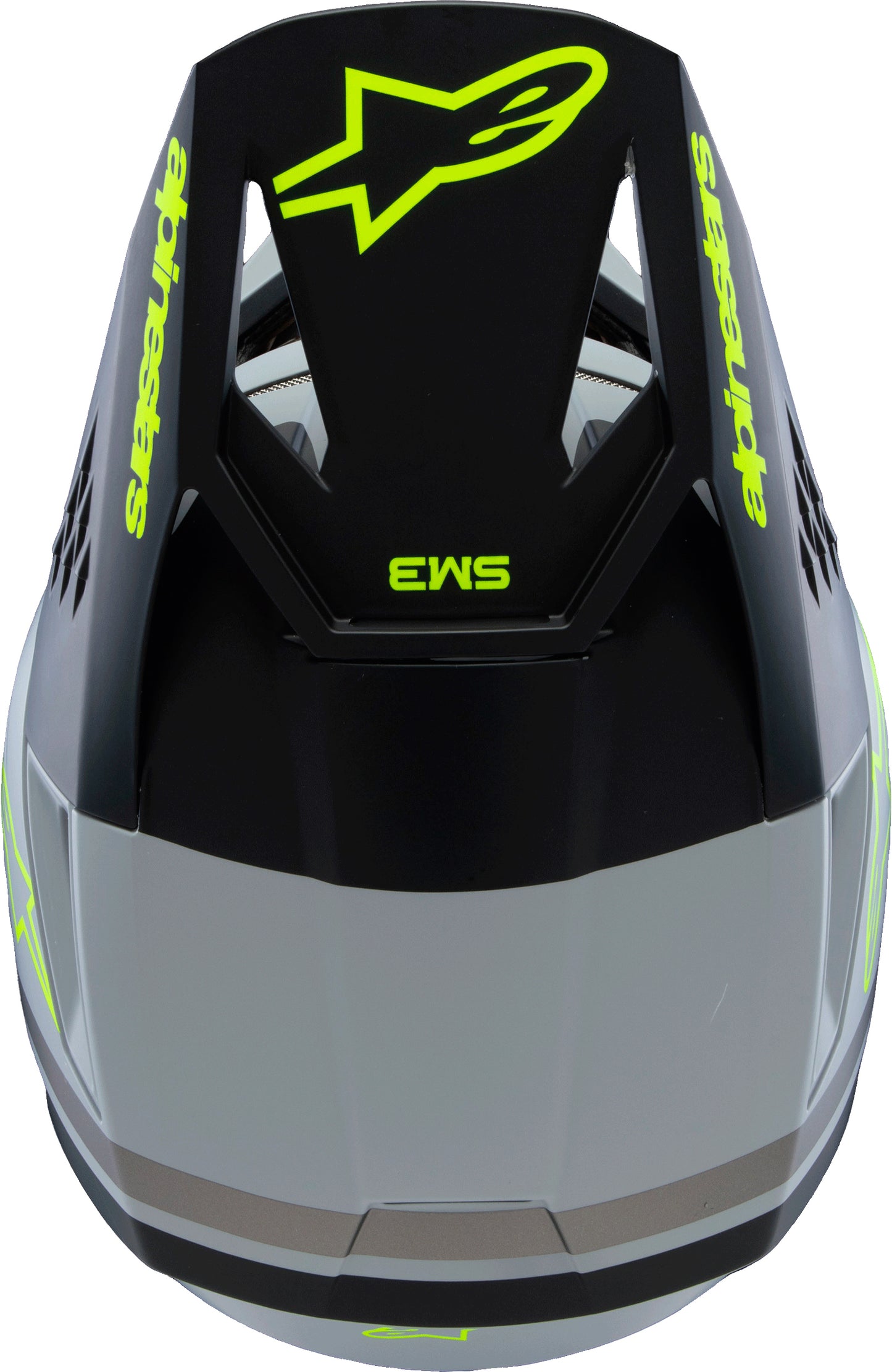 Sm3 Youth Radium Helmet Gry/Blk/Ylw Fluo Matte Yl