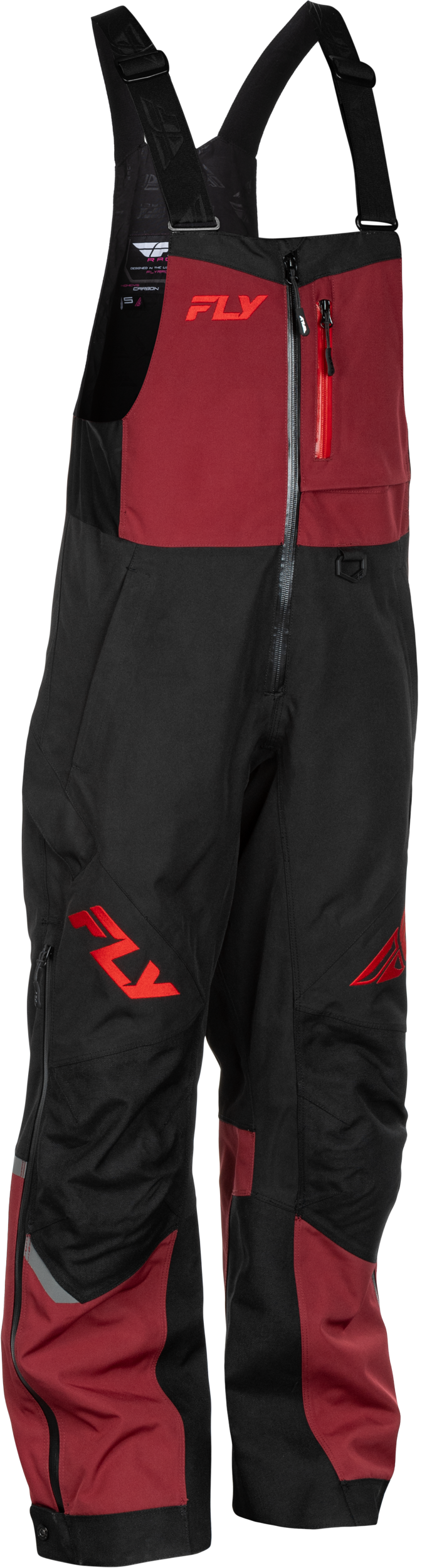 Women's Carbon Bibs Merlot/Red Xl