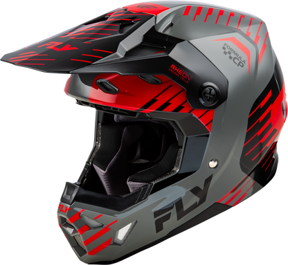 Youth Formula Cp Slice Helmet Grey/Red/Black Yl