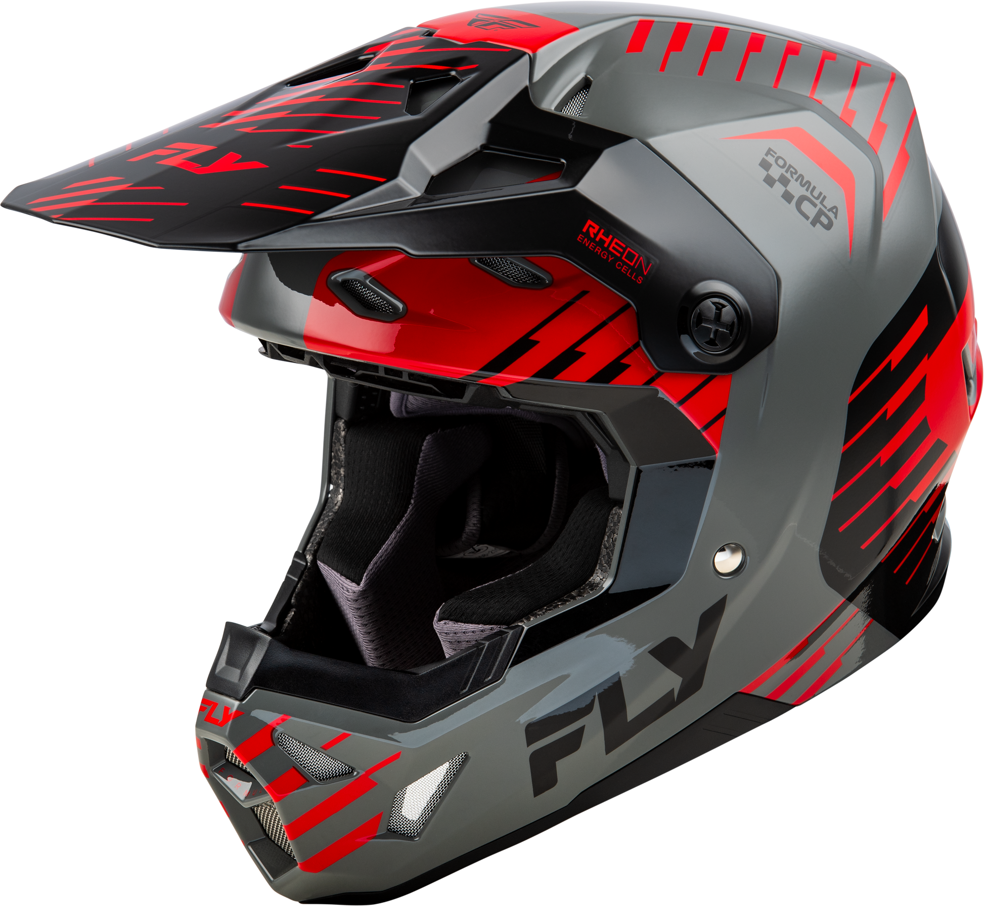 Formula Cp Slice Helmet Grey/Red/Black Sm