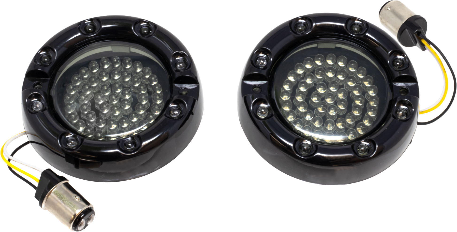 Prem Bezel Led Insert 1157 Switchback White/Amber Blk
