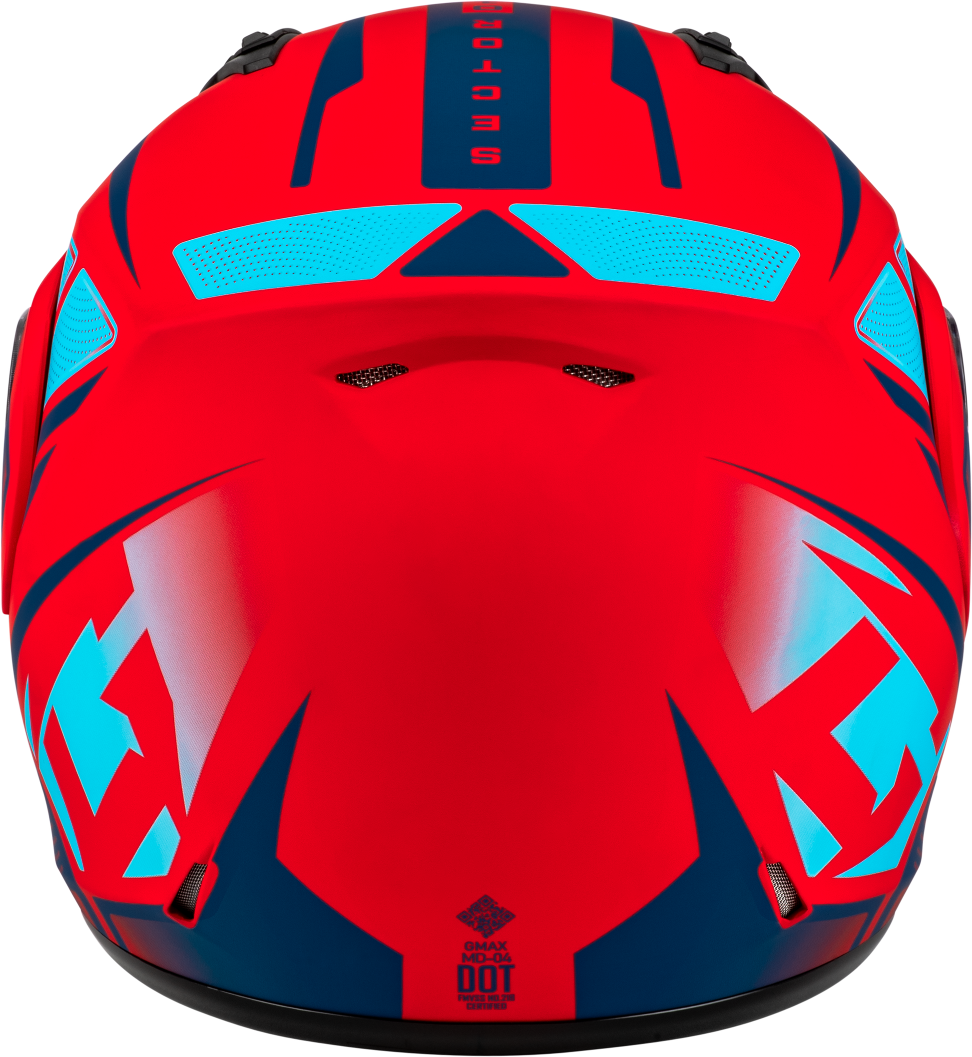 Md 04 Sector Helmet Matte Red/Blue Xl