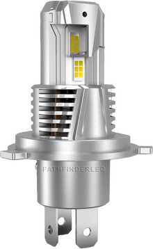 H4 Led Bulb White/Yellow 5200lm 28w Ea