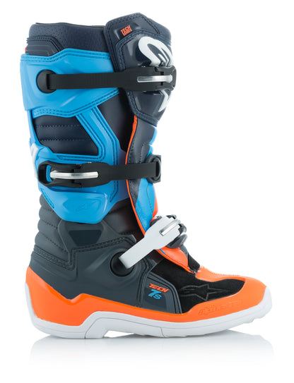 Tech 7s Magneto Le Boots Anthracite/Orange Sz 04