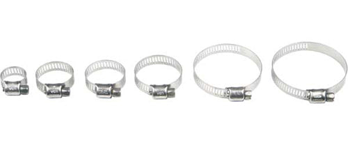 Stainless Steel Hose Clamps 6 16mm 10/Pk