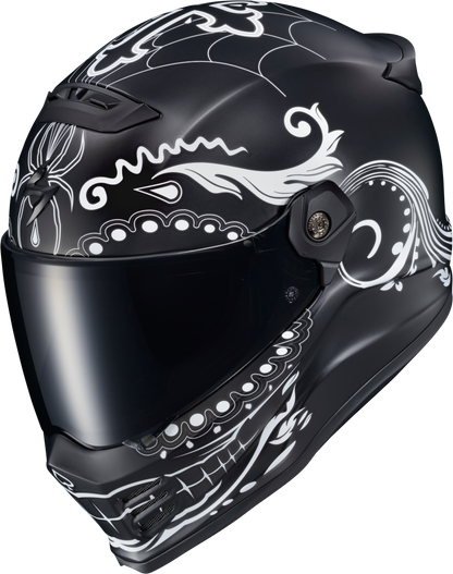 Covert Fx Full Face Helmet El Malo White/Matte Black Lg