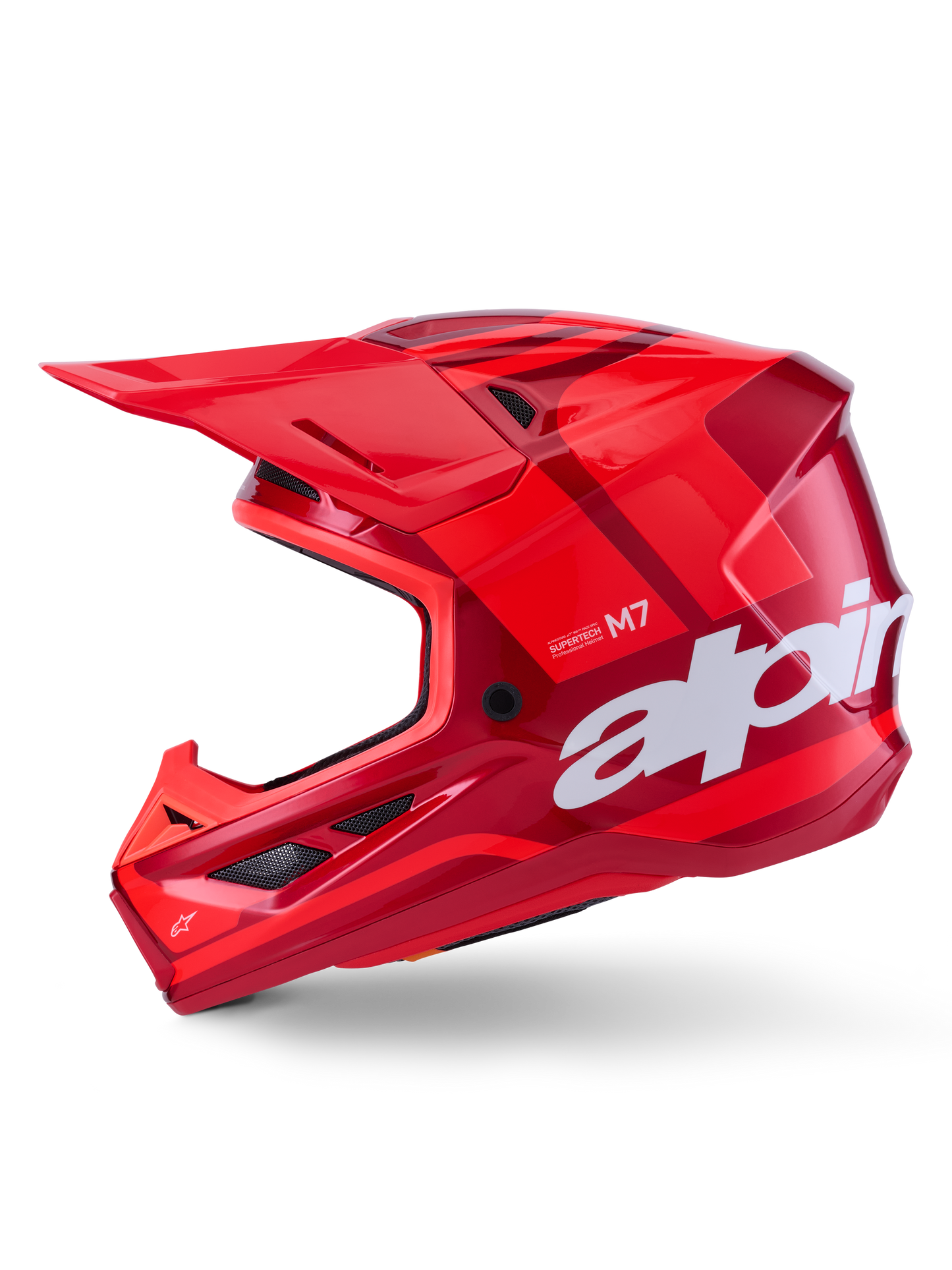 Sm7 Core Helmet Red Glossy Md