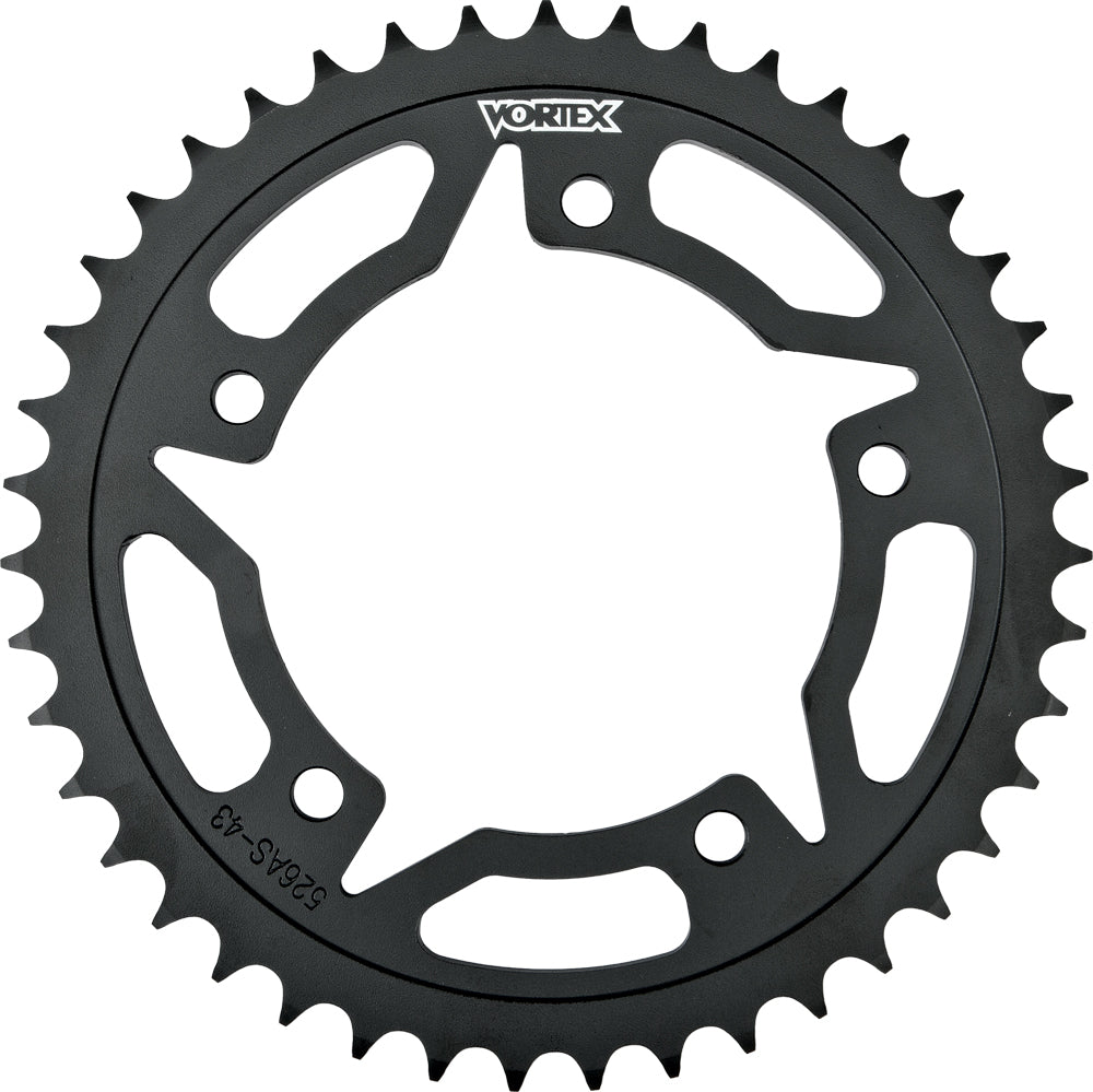 Rear Sprocket Steel 43t 520 Blk Hon
