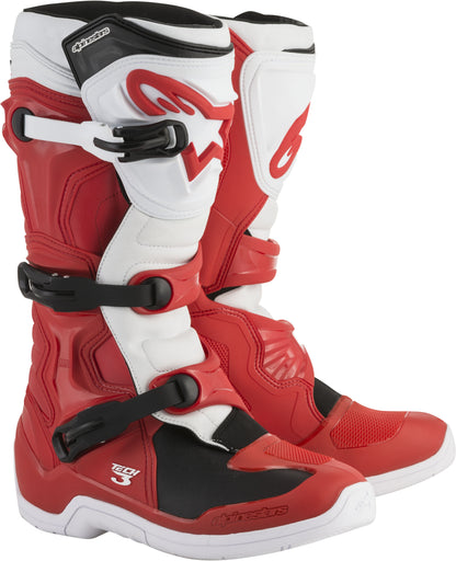 Tech 3 Boots Red/White Sz 13