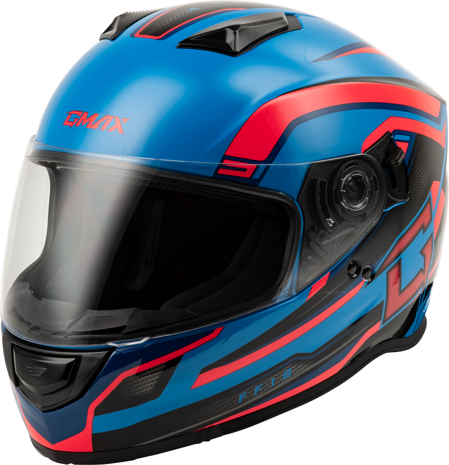 Ff 18 Drift Helmet Black/Blue/Red Xs