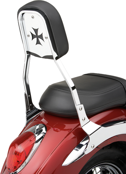 Backrest Insert Cross Chrome Fits Std