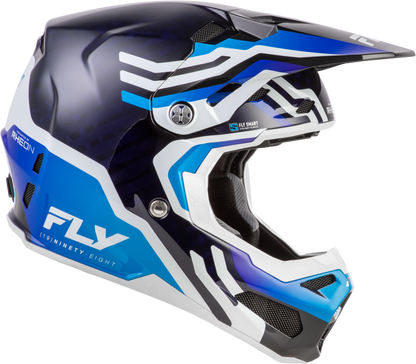 Formula S Carbon Byte Helmet Blue Carbon/Blue/White Lg