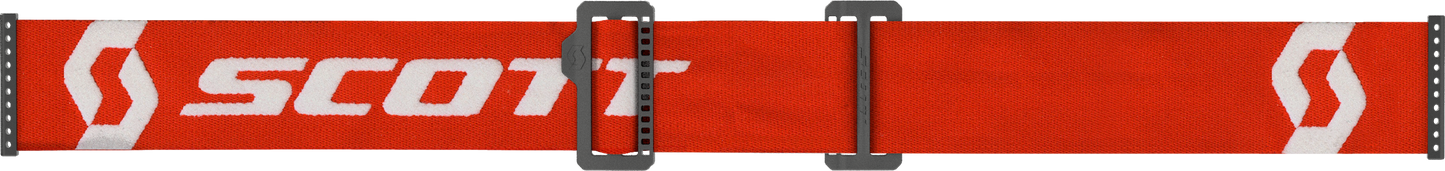Primal Goggle Red/White Orange Chrome Works
