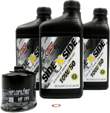 Sidexside Oil Change Kit 10w50 /W Oil Filter Pol