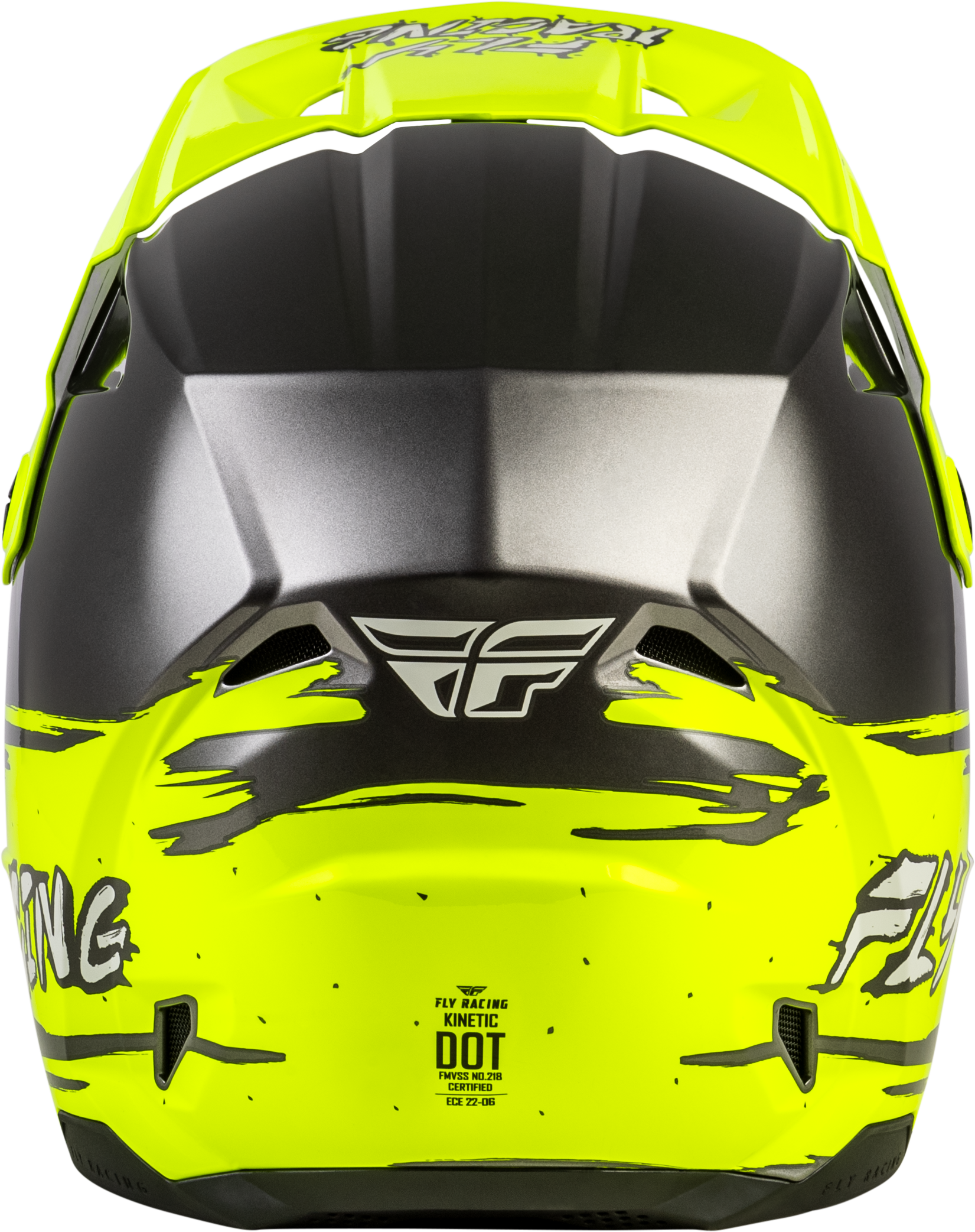 Youth Kinetic Surge Helmet Grey/Hi Vis Ym