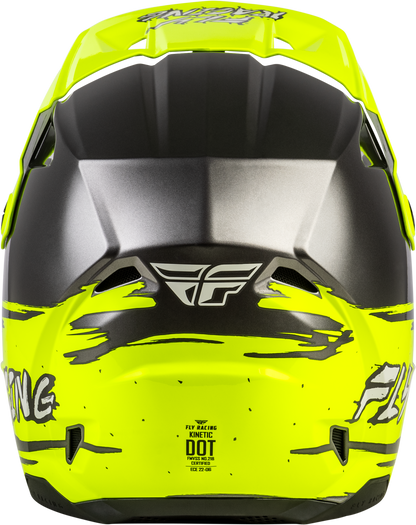 Youth Kinetic Surge Helmet Grey/Hi Vis Ym