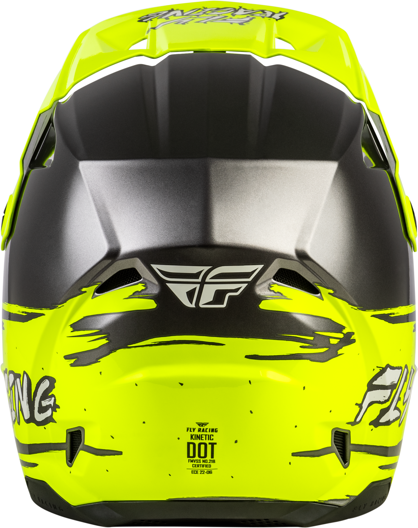 Youth Kinetic Surge Helmet Grey/Hi Vis Yl