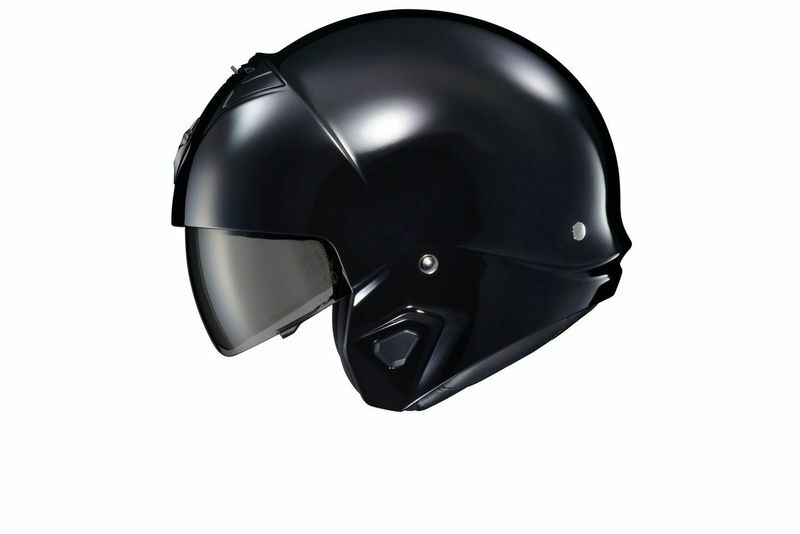 Covert 2 Open Face Helmet Gloss Black Xs