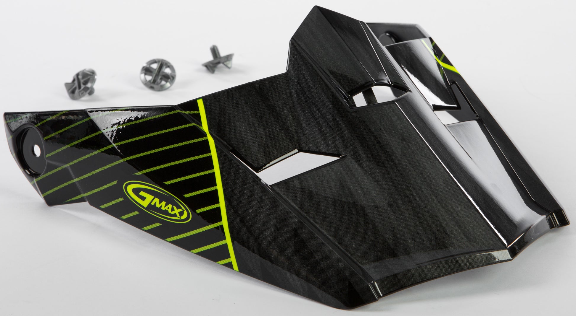 Visor W/Screws Colfax Mx 46y Black/Hi Vis Yel Ys Yl