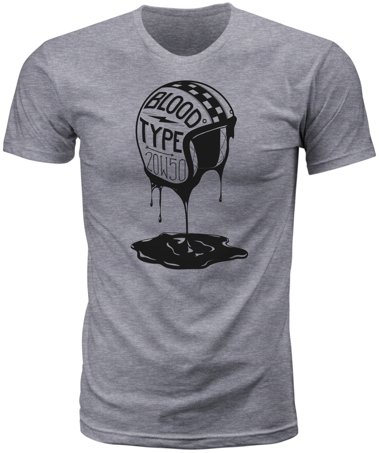 Blood Type Tee Heather 2x