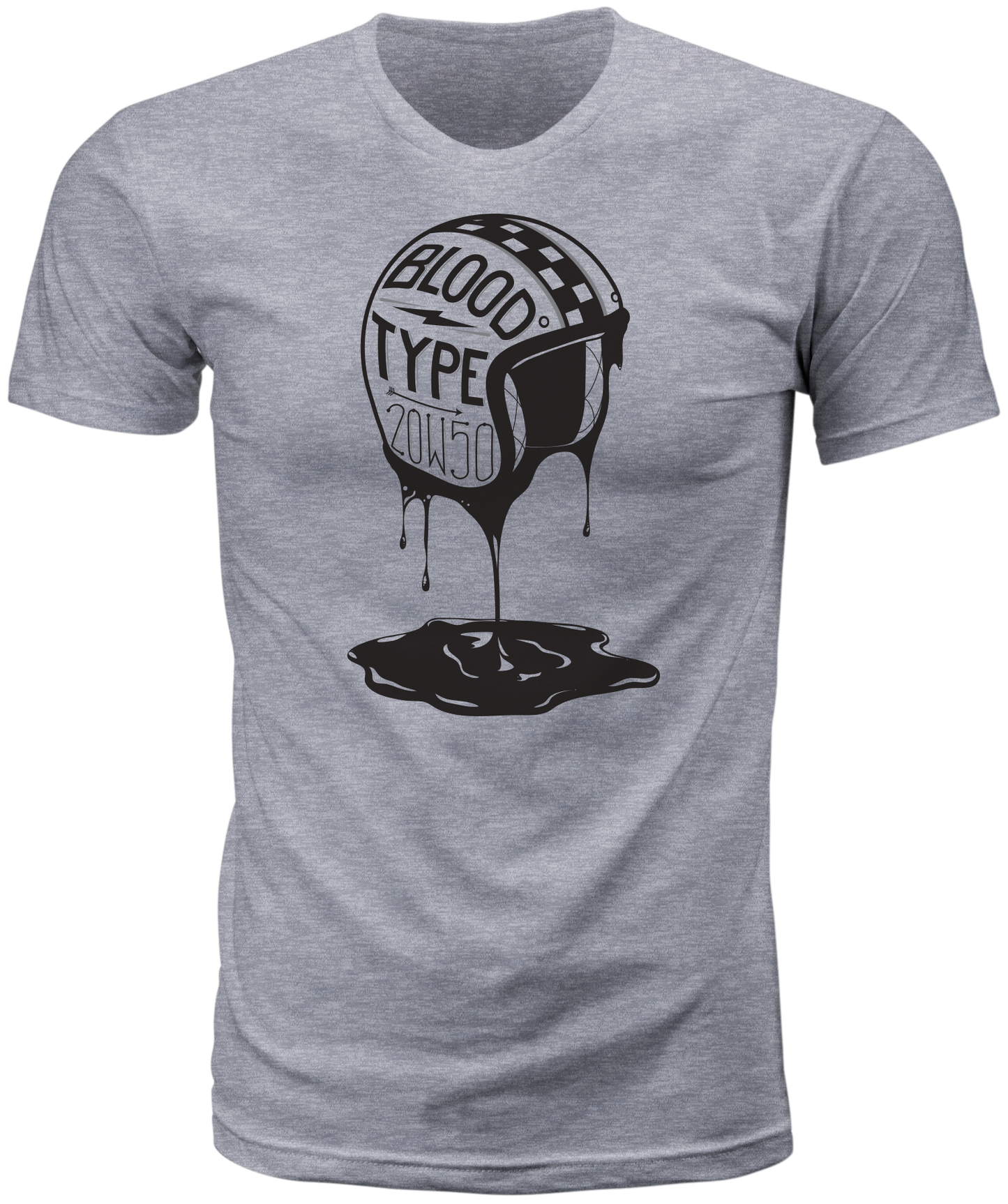 Blood Type Tee Heather Sm