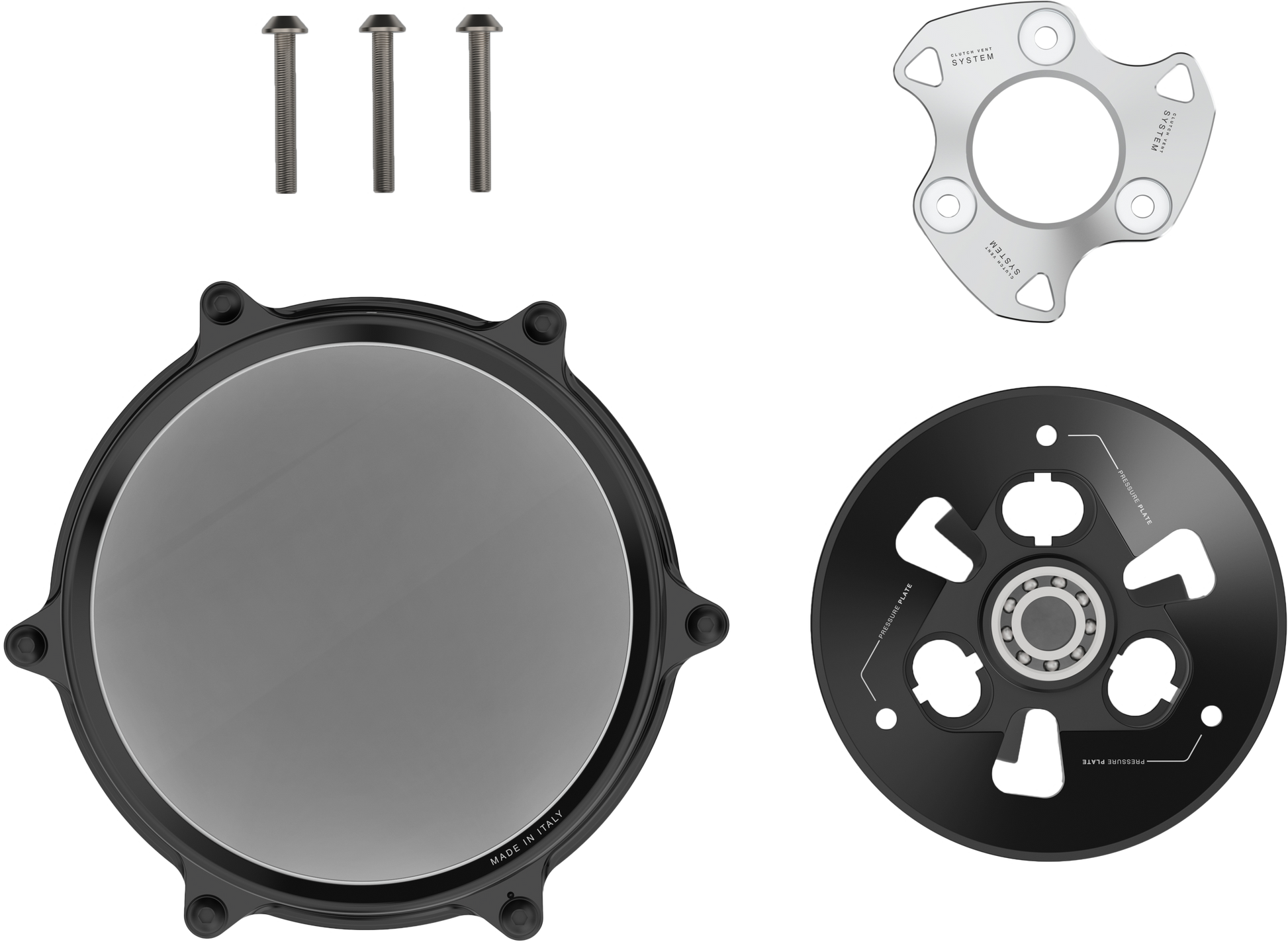 Clutch Cover Silver Duc V2