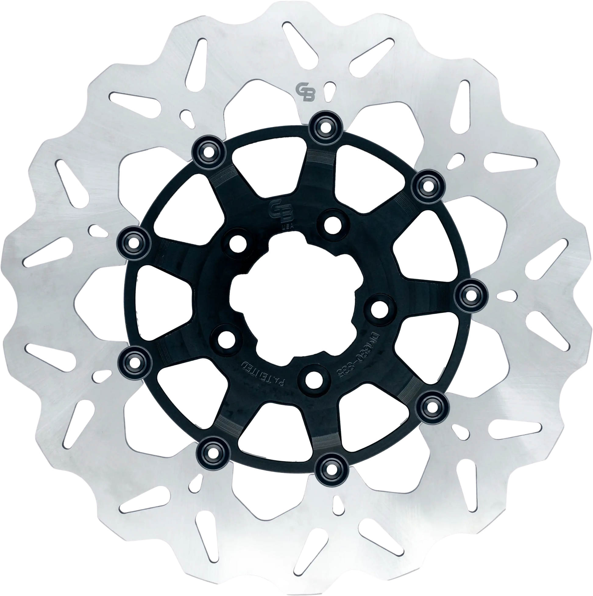 Rotor 11.8" Floating Wave Rr Black