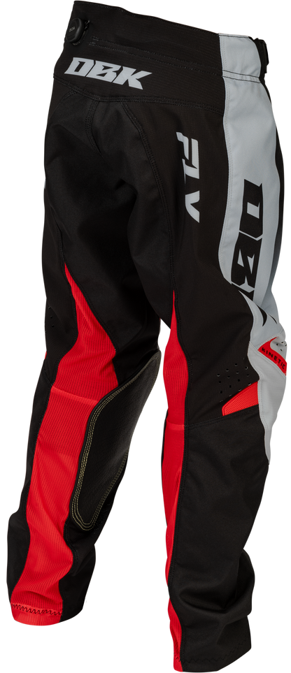 Youth Kinetic Dbk Pants Grey/Black/Red Sz 18