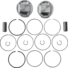 JE PISTONS Piston Kit - Bored to 95" - 10.5:1 CR - 88" Twin Cam 324716
