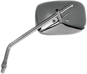 EMGO Mirror - Die-Cast - Plain - Side View - Rectangle - M10 x 1.25 - Chrome - Left/Right 20-21710