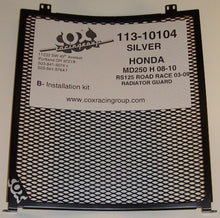 Cox Racing Radiator Guards for the Honda Moriwaki 250H (08-10) and RS125  (03-10)