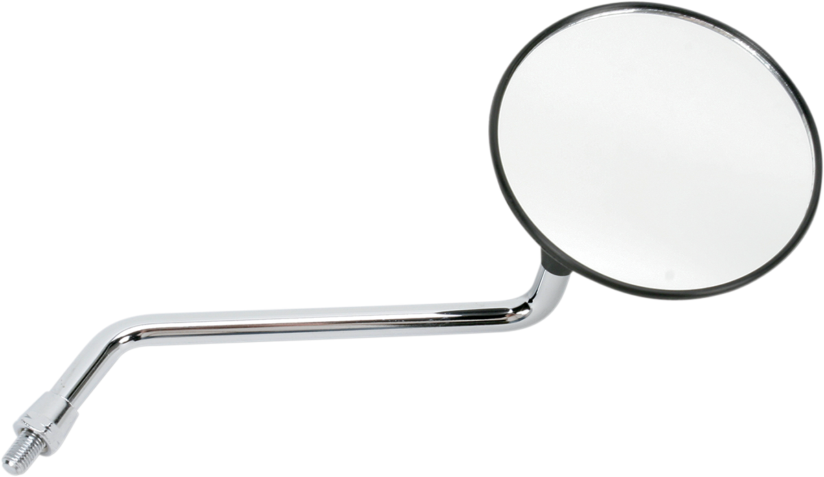 EMGO Mirror - Side View - Round - Black w/Chrome Stem - Right 20-31902