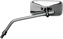 EMGO Mirror - Stamped - Chopper - Side View - Rectangle - M10 x 1.25 - Chrome - Left 20-34814