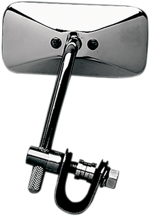 EMGO Mirror - Side View - Classic/Rectangle - Standard Stem - Left/Right - Clamp-On - Each 20-34822