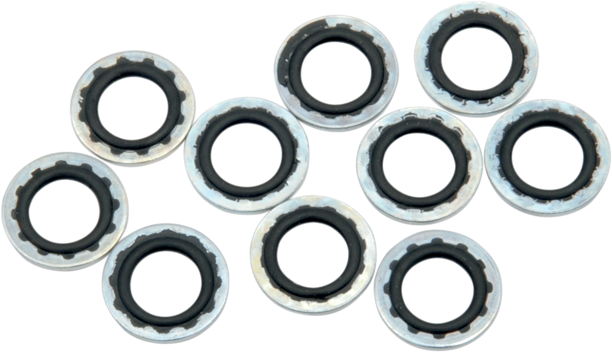 DRAG SPECIALTIES Banjo Washers - 7/16" 348013HC3