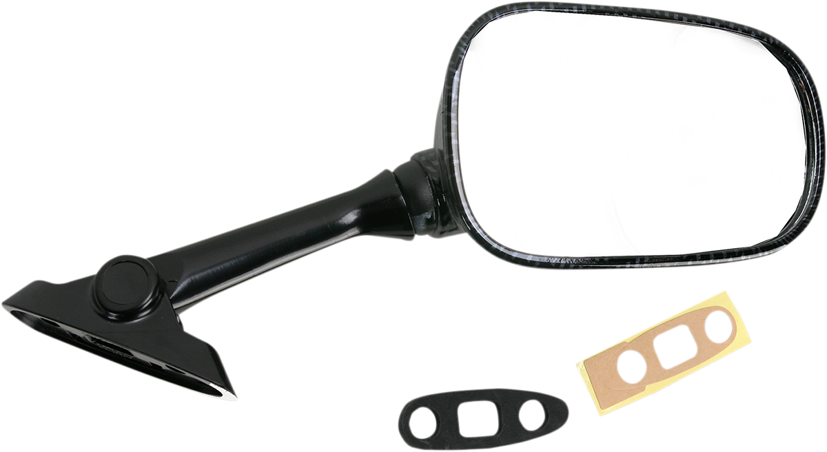 EMGO Mirror - Side View - Carbon Fiber - Rectangle - Right - Suzuki 20-69723