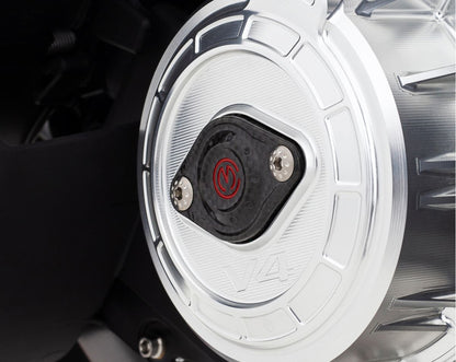 Motocorse Carbon Fiber Timing Inspection Cover for the Ducati Panigale / Streetfighter / Multistrada / Diavel V4