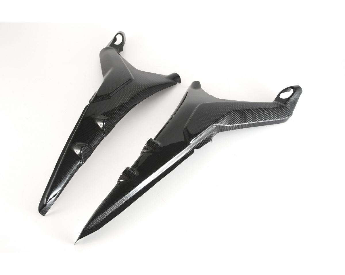 MOTOCORSE - CARBON FIBER SUBFRAME COVERS FOR DUCATI PANIGALE V4